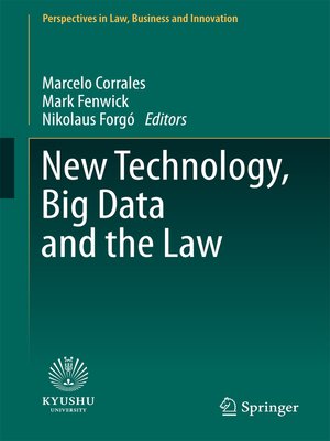 cover image of New Technology, Big Data and the Law